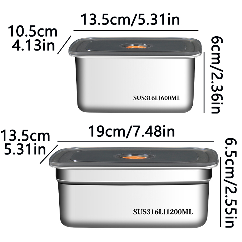 Bento Box - Contenitore per alimenti in acciaio inossidabile