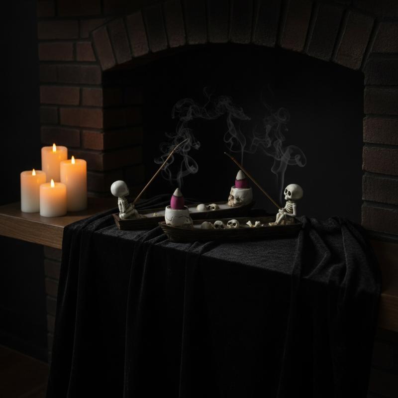 Incense Holder - Portaincenso a forma di teschio, unico